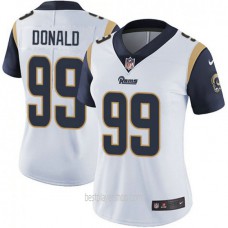 Aaron Donald Los Angeles Rams Womens Game White Jersey Bestplayer